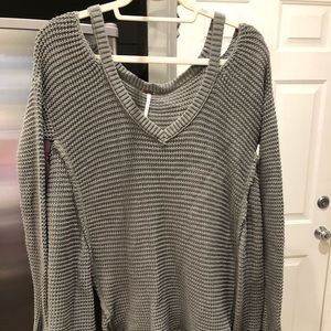 Olive green long sleeved top